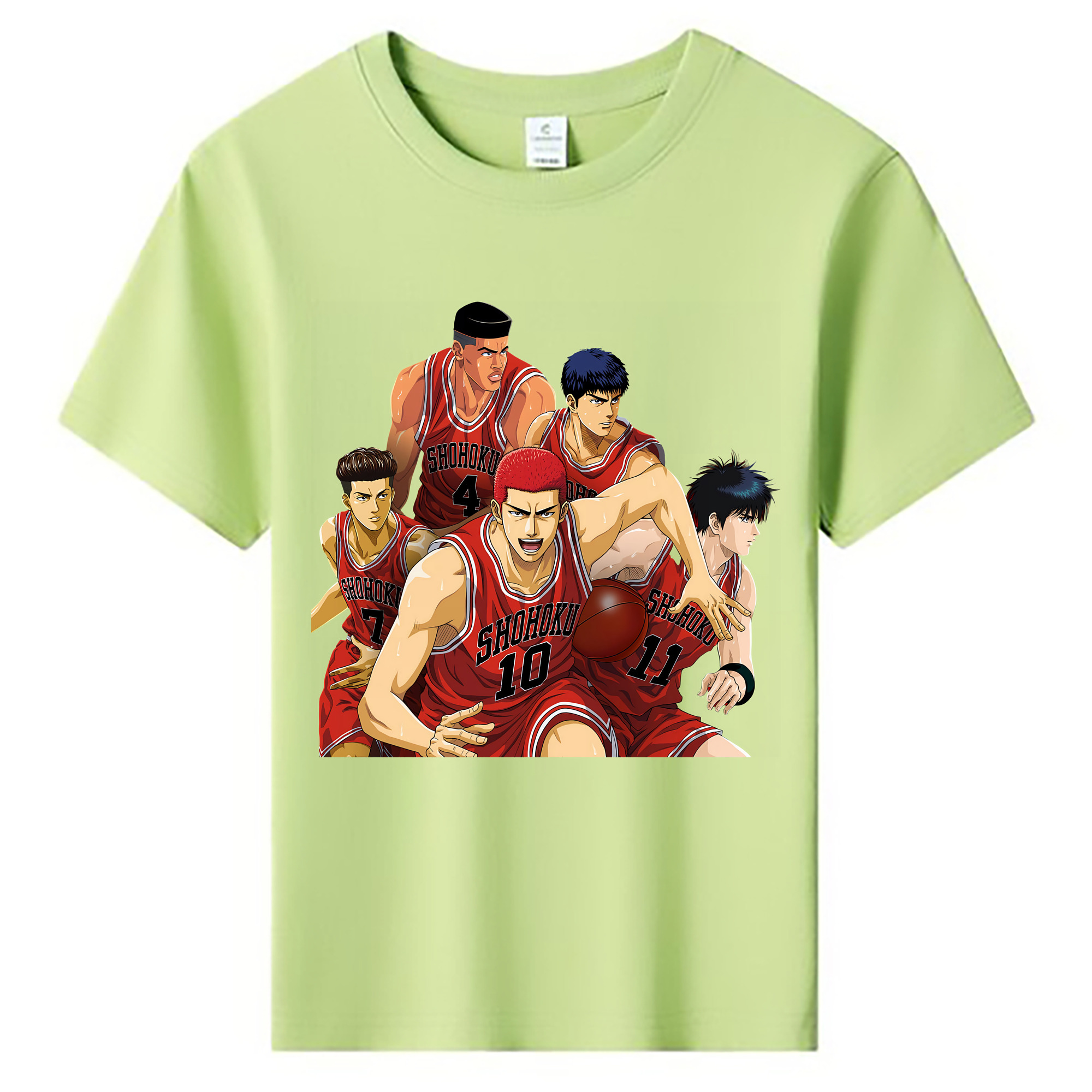 （画像用） SLAM DUNK／スラムダンク 綿100％キッズTシャツ（フロントプリント）